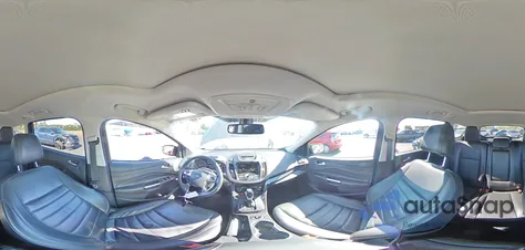 2015 Ford Escape Titanium z USA, uszkodzony, nr VIN 1FMCU0J92FUC43398